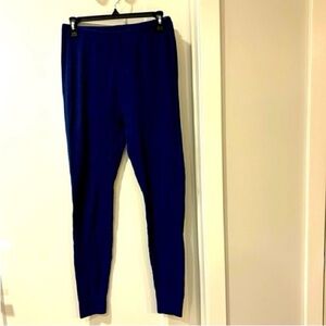 Women’s Fruit of The Loom Navy Long John Leggings size Large